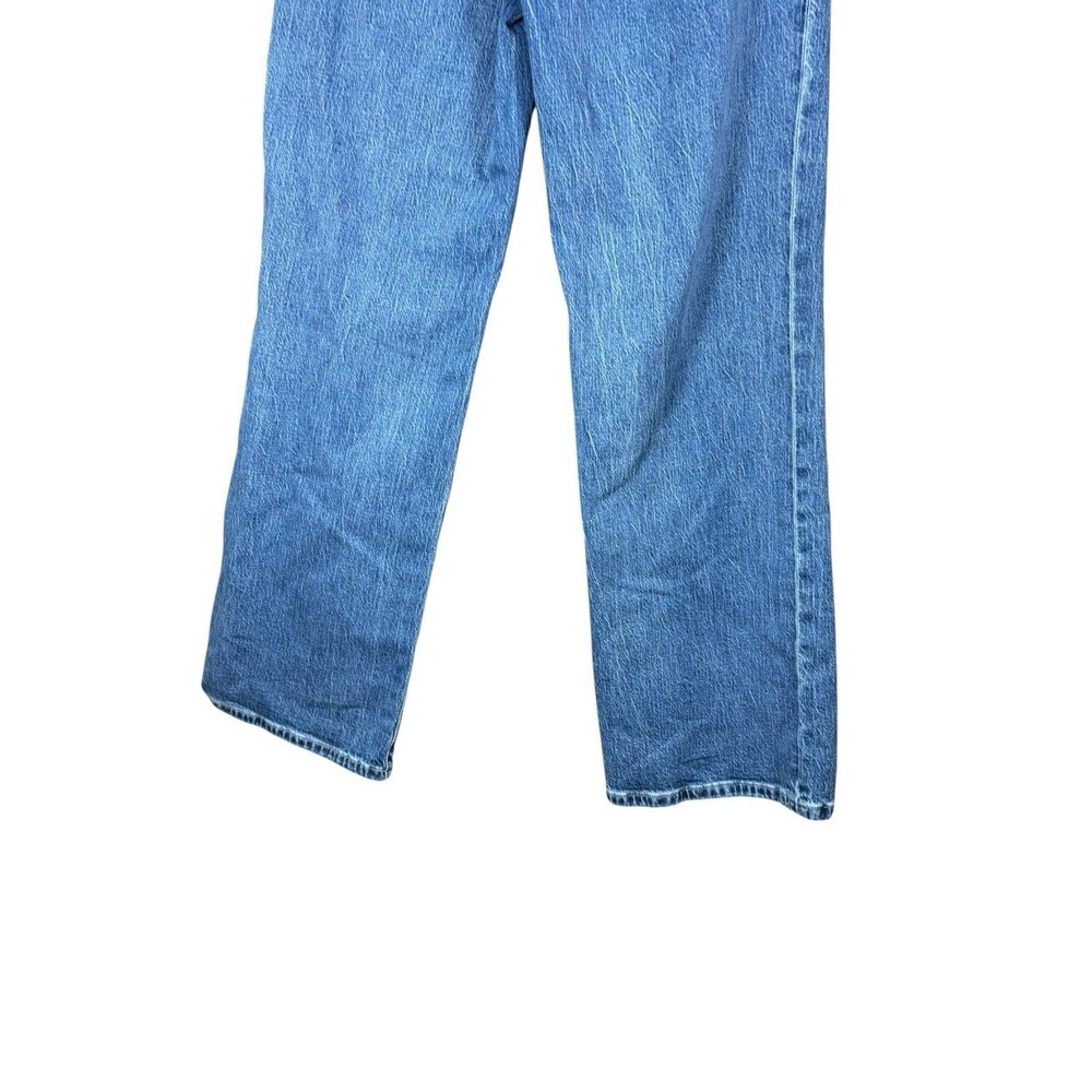J.Crew Colette Sailor Pocket Wide Leg Jeans Size 29 High Rise Blue Denim - Picture 8 of 10